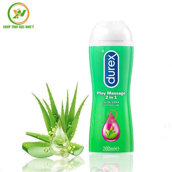 Gel bôi trơn gốc nước Derex Play Message 2 in 1 200ml