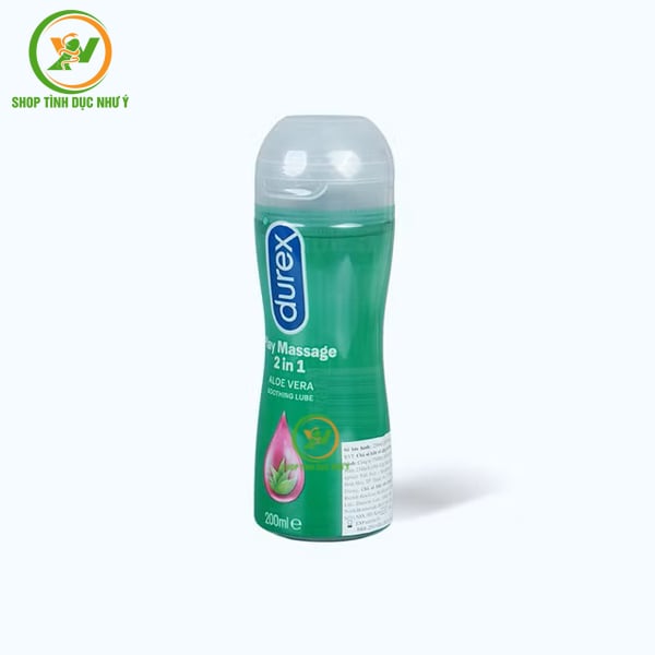 Gel bôi trơn gốc nước Derex Play Message 2 in 1 200ml
