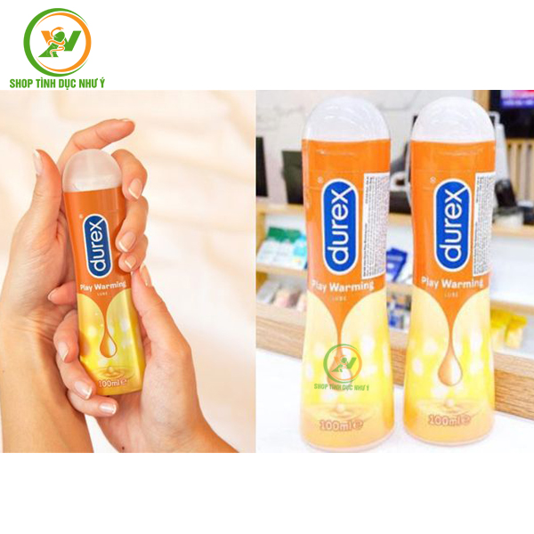 Gel bôi trơn gốc nước Durex Play warming 100ml