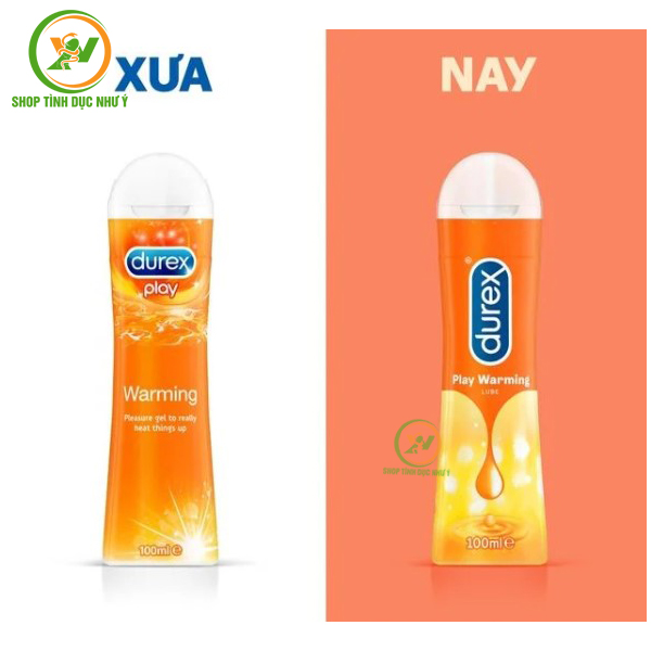 Gel bôi trơn gốc nước Durex Play warming 100ml