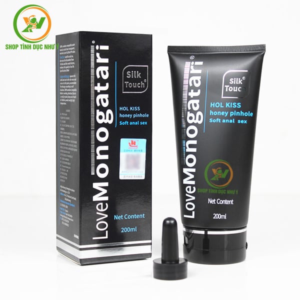 Gel bôi trơn gốc nước Monogatari Black tuýp 200ml