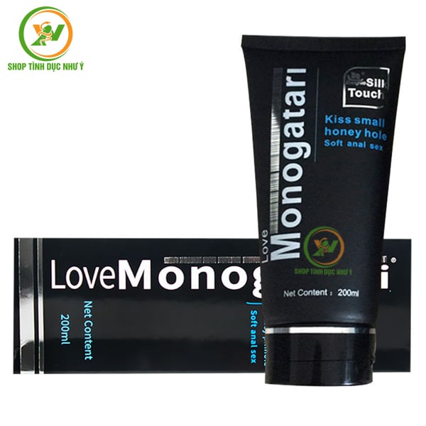 Gel bôi trơn gốc nước Monogatari Black tuýp 200ml