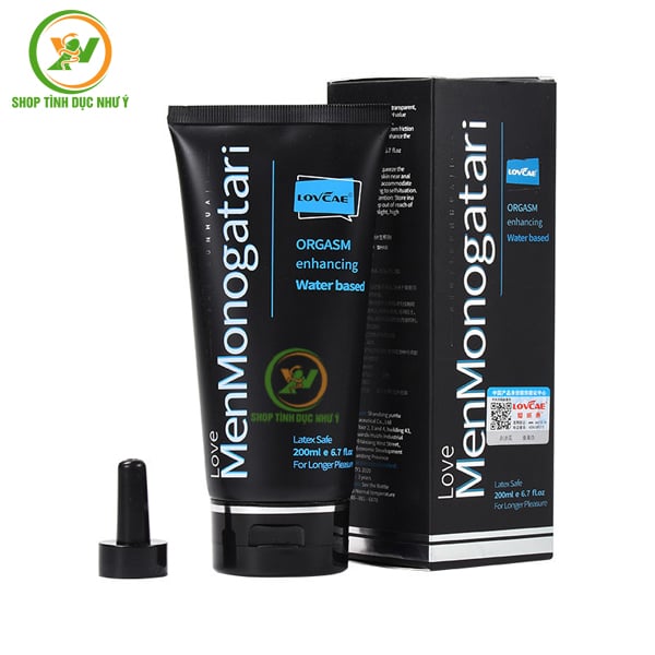 Gel bôi trơn gốc nước Monogatari Black tuýp 200ml