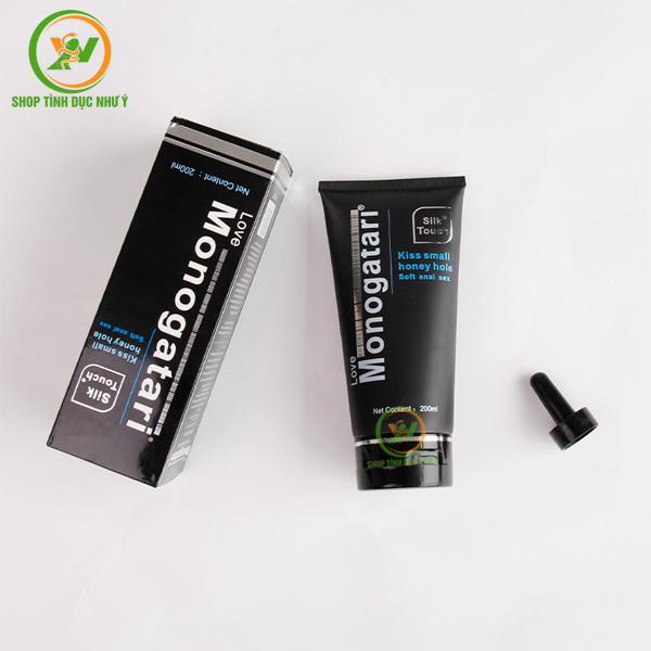 Gel bôi trơn gốc nước Monogatari Black tuýp 200ml