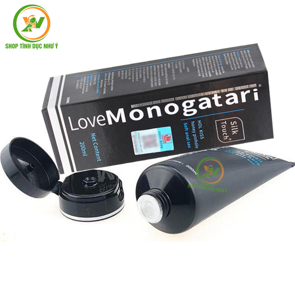 Gel bôi trơn gốc nước Monogatari Black tuýp 200ml