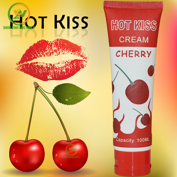 Gel bôi trơn Hot Kiss Cream Cherry hỗ trợ tình dục 100ml