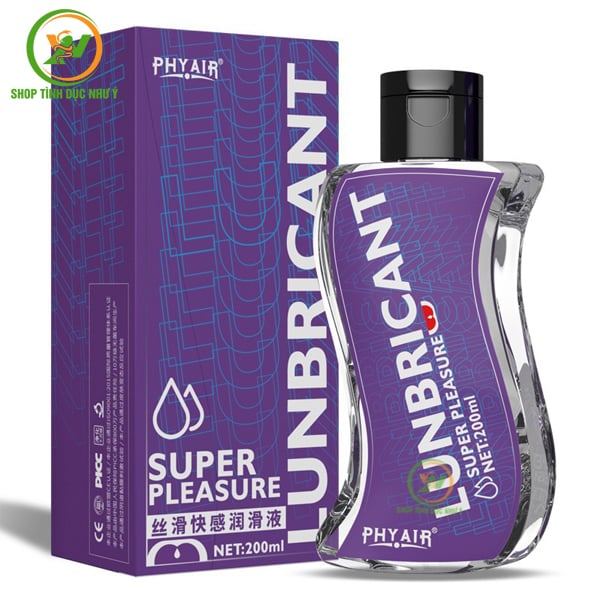 Gel bôi trơn Phyair Super Pleasure loại mượt mịn chai 200ml