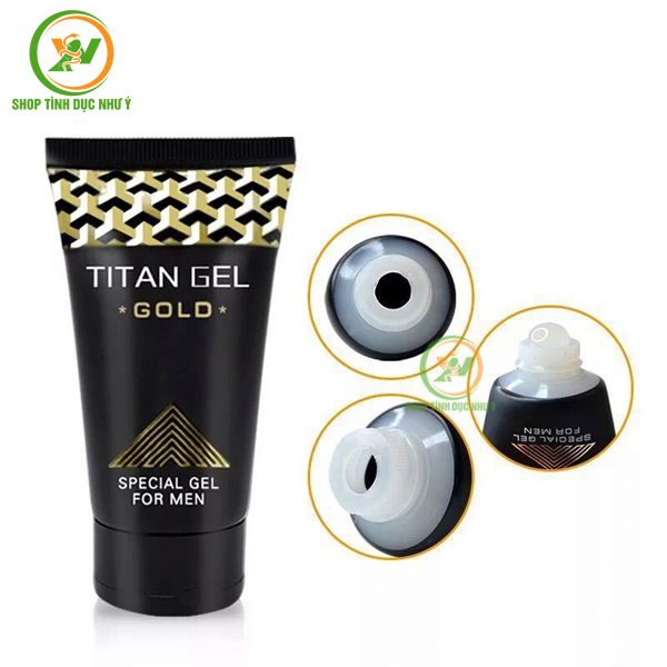 Gel bôi trơn Titan Gold hỗ trợ tăng kích thước dương vật 50ml