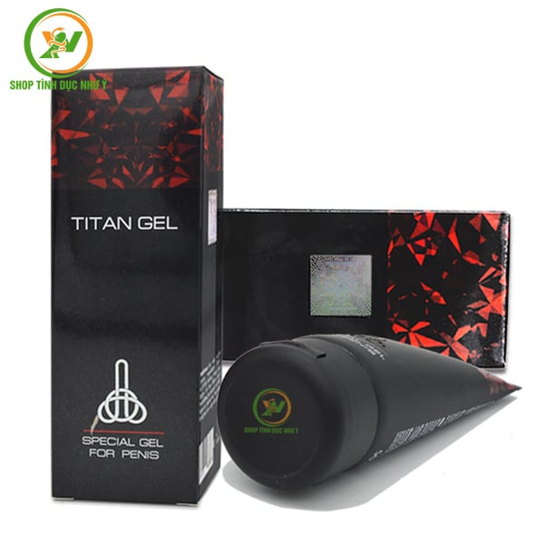 Gel bôi trơn Titan - màu đỏ hỗ trợ tăng kích thước dương vật