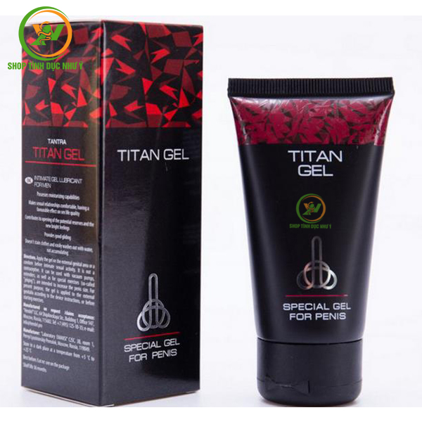 Gel bôi trơn Titan - màu đỏ hỗ trợ tăng kích thước dương vật