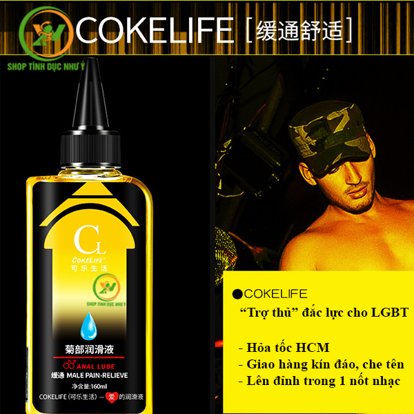 Gel Nha Đam Cokelife bôi trơn hậu môn giảm đau