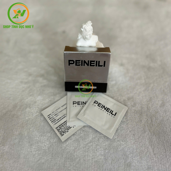 Hộp 12 khăn lau chống xuất tinh sớm Peineili