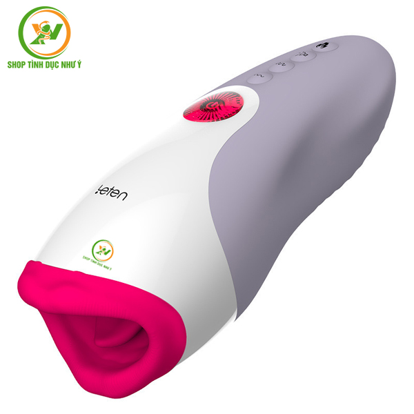 Máy bú cu có lưỡi Leten chức năng rung rên tỏa nhiệt cai cấp