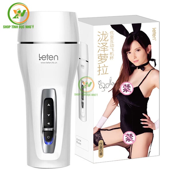 Máy bú cu Leten Aircraft Cup rung rên thụt kèm rên cao cấp