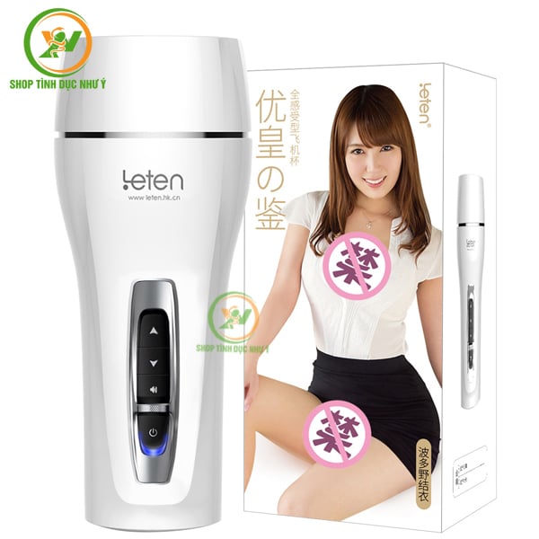 Máy bú cu Leten Aircraft Cup rung rên thụt kèm rên cao cấp