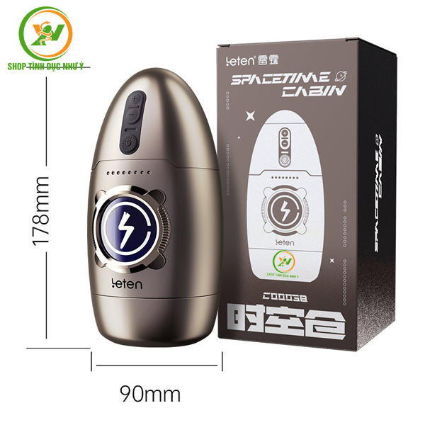 Máy bú cu Leten rung xoay đa chế độ dành cho nam thủ dâm