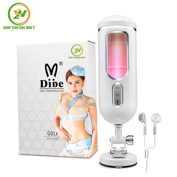 Máy bú cu tự động Dibe rung thụt hình âm đạo giả cao cấp