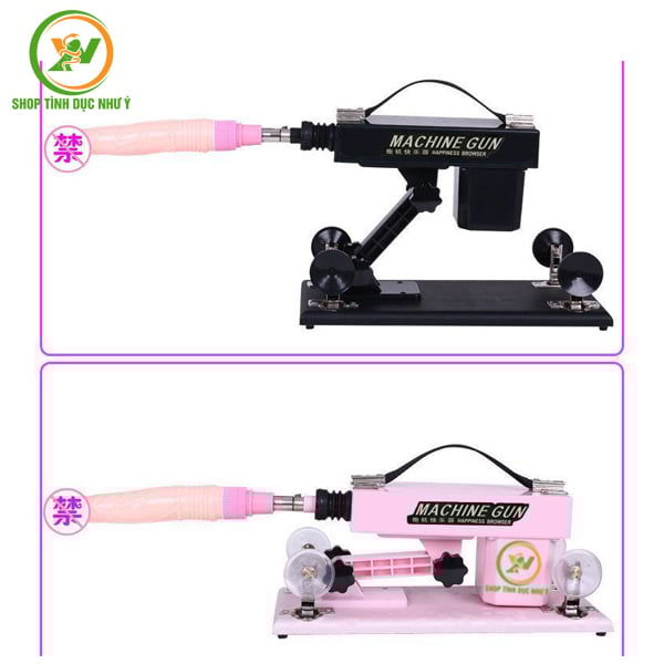 Máy dương vật giả Machine Gun tự động chức năng rung thụt cao cấp