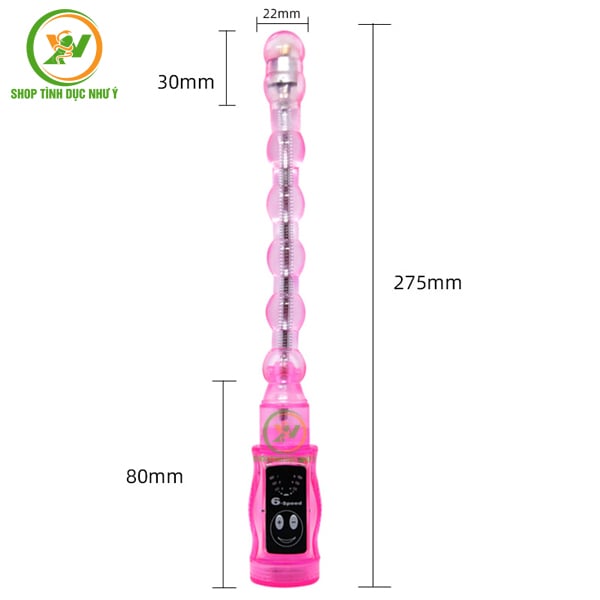 Máy massage hậu môn Distortion 6 tần số rung kích thích