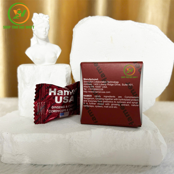 Kẹo sâm hamer tăng cường sinh lý mẫu mới chính hãng của Mỹ