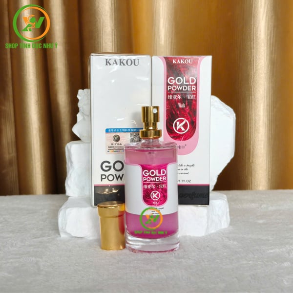 Nước hoa kích dục nam cực mạnh Kakou Gold powder
