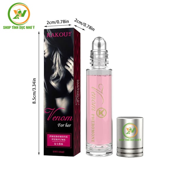 Nước hoa kích dục Nam dạng lăn Kakou Venom For Her cực mạnh