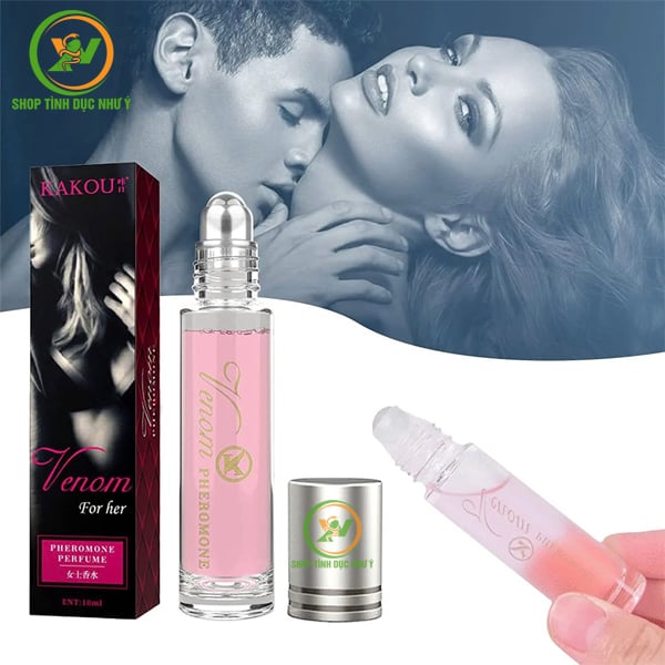 Nước hoa kích dục Nam dạng lăn Kakou Venom For Her cực mạnh