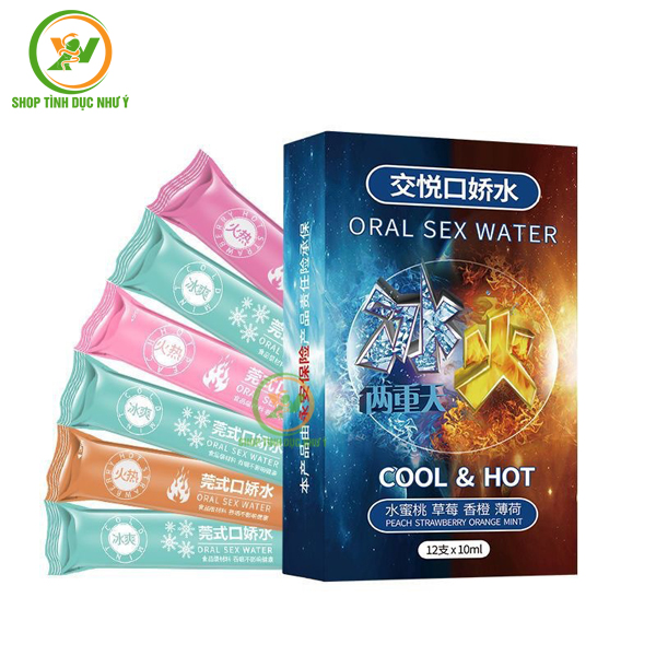 Nước súc miệng tăng khoái cảm  Oral sex Water Cool & Hot