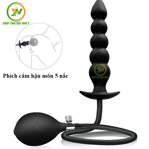 Phích cắm hậu môn ( Butt Plugs) bơm hơi 5 nấc giá rẻ