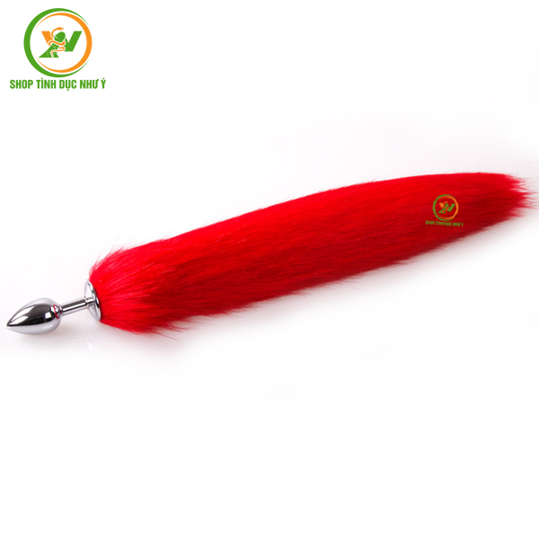 Phích cắm hậu môn Inox chuôi đuôi chồn quyến rũ