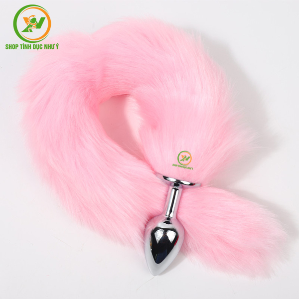 Phích cắm hậu môn Inox chuôi đuôi chồn quyến rũ