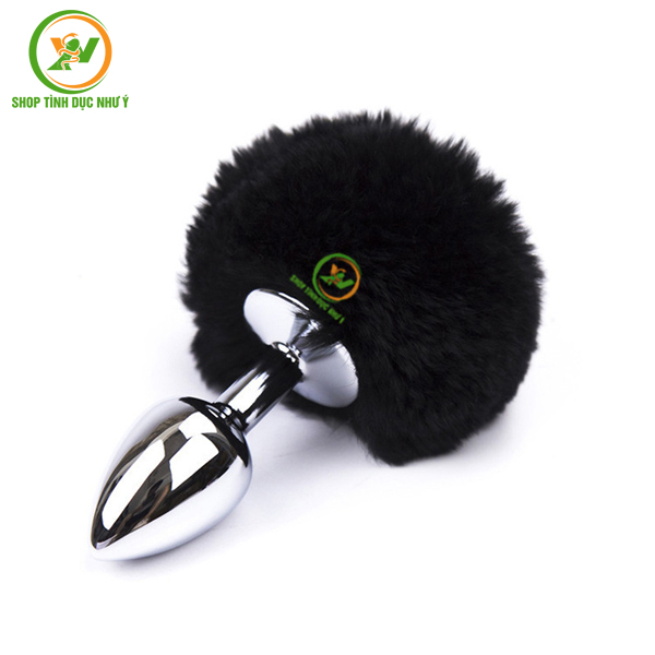 Phích cắm hậu môn Inox đế đuôi thỏ cute đồ chơi BDSM
