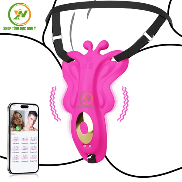 Quần lót chip rung điều khiển bằng app hình cánh bướm