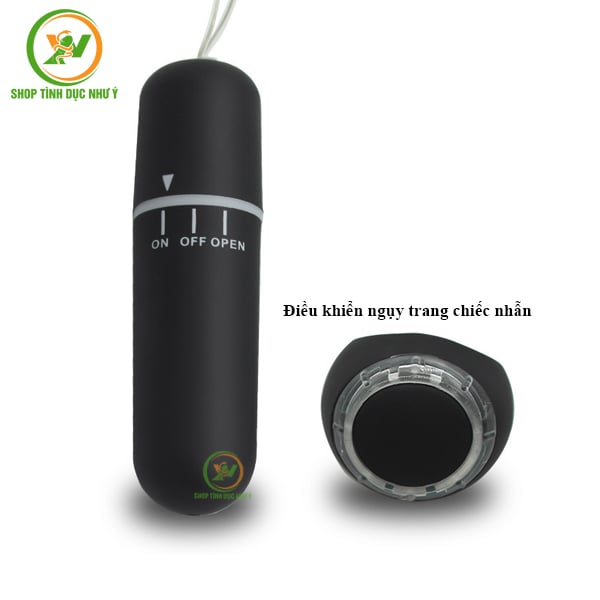 Quần lót chip rung điều khiển từ xa bằng nhẫn thủ dâm nữ