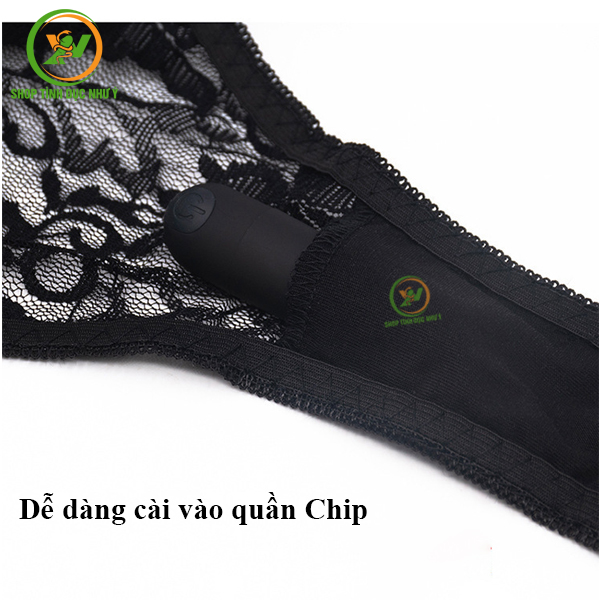 Quần lót chip rung kèm điều khiển từ xa kích thích âm đạo