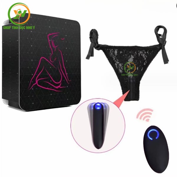 Quần lót chip rung kèm điều khiển từ xa kích thích âm đạo