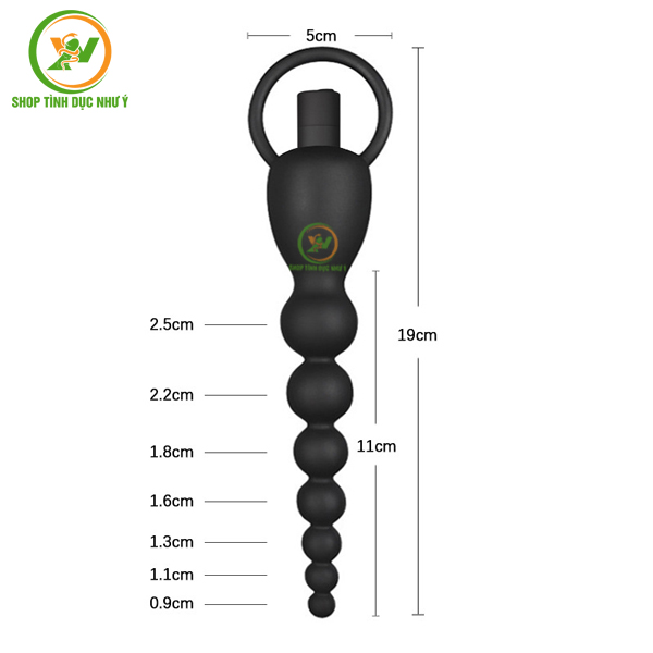 Que rung hậu môn 7 nấc Anus Pull Bead giá rẻ sạc USB