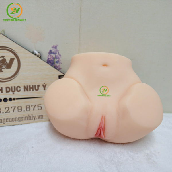 Sextoy mông giả nguyên khối silicon âm đạo hậu môn 1.5kg giá rẻ