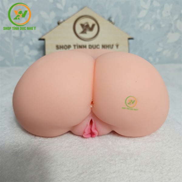 Sextoy mông giả nguyên khối silicon âm đạo hồng múp giá rẻ