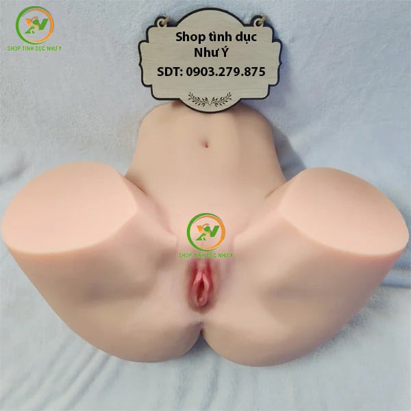 Sextoy mông giả nguyên khối silicon âm đạo siêu thực 15kg