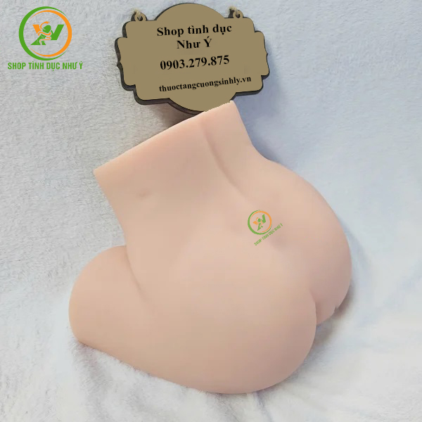 Sextoy mông giả nguyên khối silicon mềm mịn 11kg