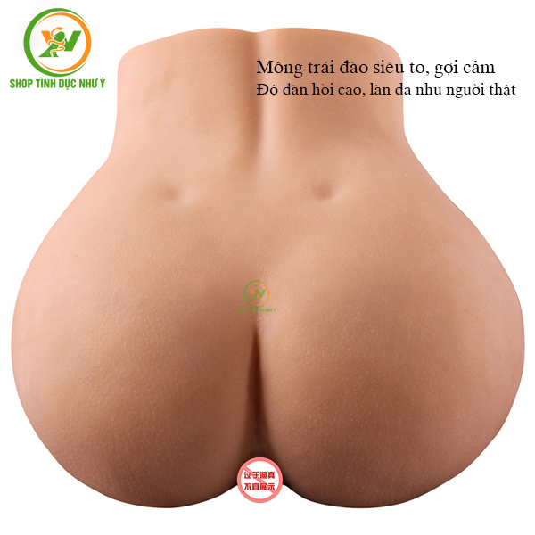 Sextoy mông giả nguyên khối silicon mô phỏng như người thật