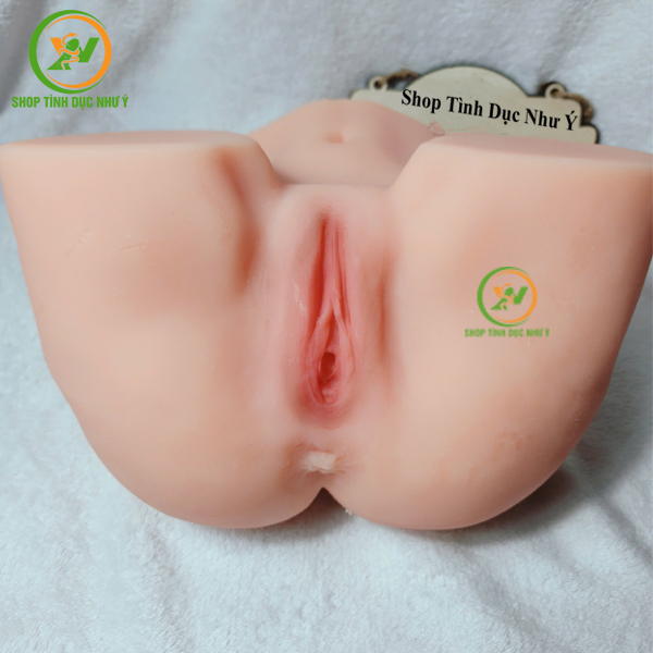 Sextoy mông giả nguyên khối silicon rung rên cao cấp 5,5kg