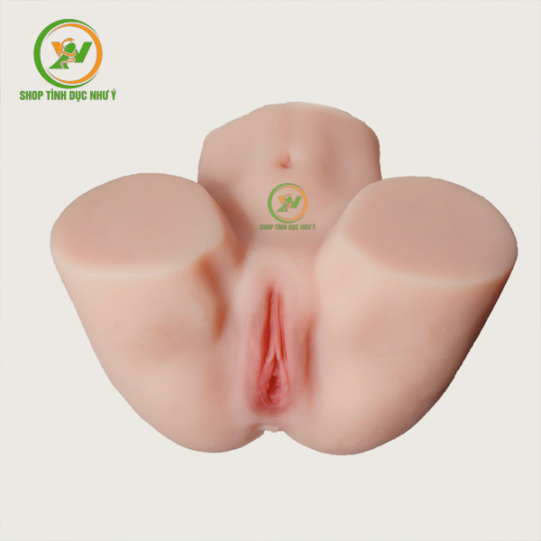 Sextoy mông giả nguyên khối silicon rung rên cao cấp 5,5kg
