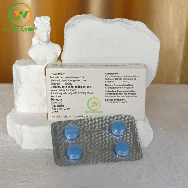 Thuốc kích dục tăng cường sinh lý nam Androz-100 dạng viên
