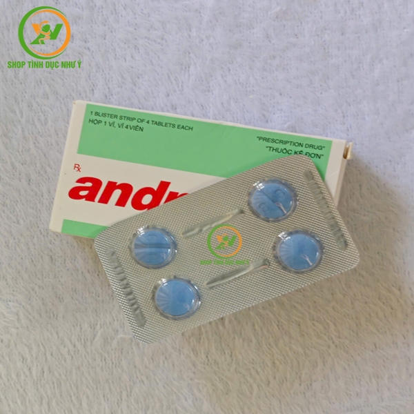 Thuốc kích dục tăng cường sinh lý nam Androz-100 dạng viên