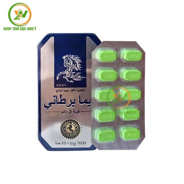 Thuốc kích dục tăng cường sinh lý nam Ngựa Thái dạng viên