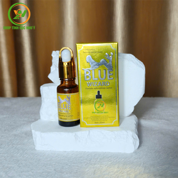 Thuốc kích dục nữ Blue Wizard Gold cực mạnh chính hãng 20ml