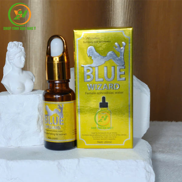 Thuốc kích dục nữ Blue Wizard Gold cực mạnh chính hãng 20ml