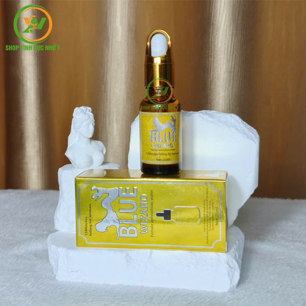 Thuốc kích dục nữ Blue Wizard Gold cực mạnh chính hãng 20ml